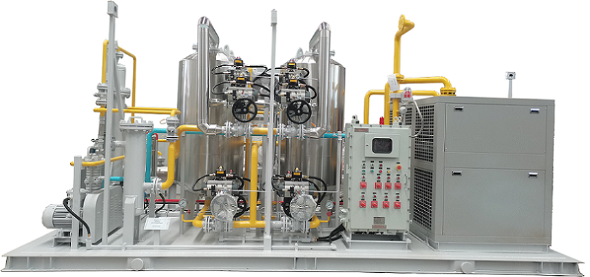 Pre-cooling + Dehydration Integrated Skid