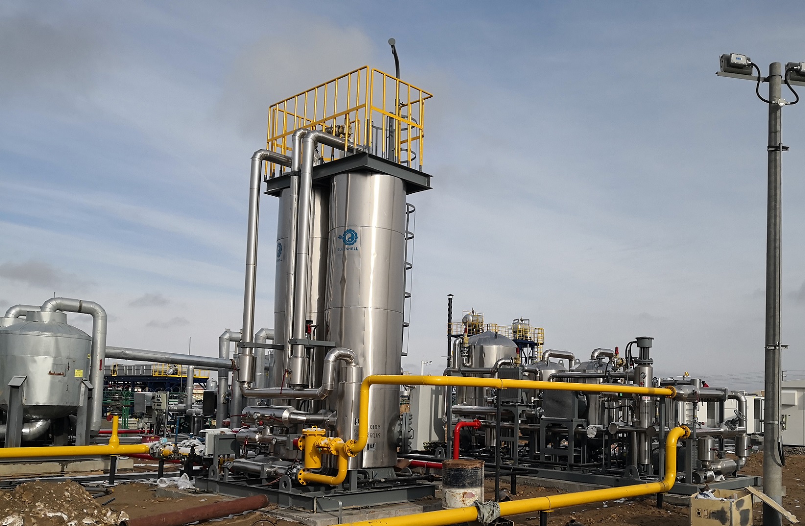 Desulfurization and Dehydration Skid